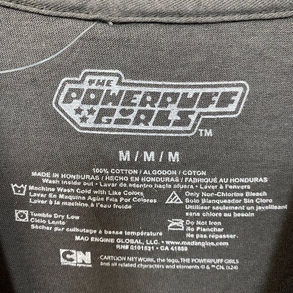 The Power Puff Girls Vs Mojo Jojo Cartoon Classic Retro Design T-Shirt Medium - Picture 4 of 4